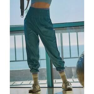 NEW Free People Fp Movement The Way Home Jogger Lightweight Teal High Rise XS